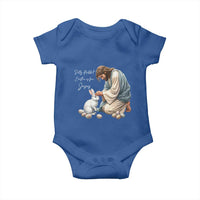Silly Rabbit Easter Is For Jesus Baby Onesie Christian Easter Religious