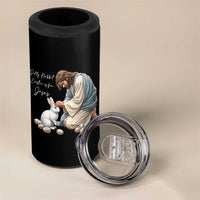 Silly Rabbit Easter Is For Jesus 4 in 1 Can Cooler Tumbler Christian Easter Religious