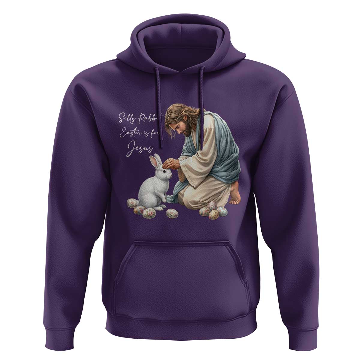 Silly Rabbit Easter Is For Jesus Hoodie Christian Easter Religious