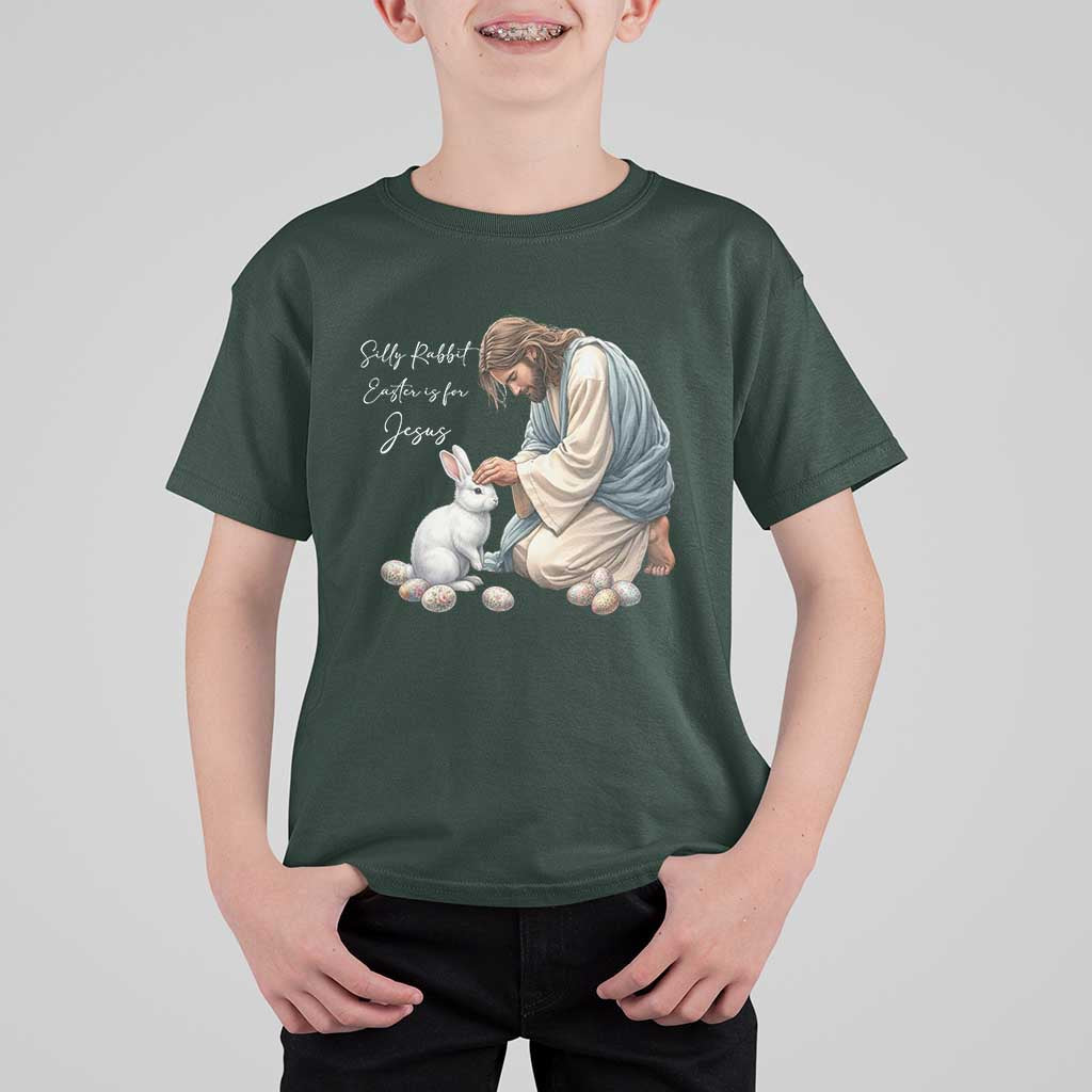 Silly Rabbit Easter Is For Jesus T Shirt For Kid Christian Easter Religious