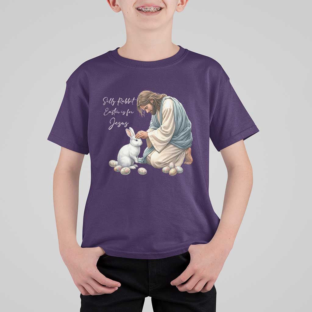 Silly Rabbit Easter Is For Jesus T Shirt For Kid Christian Easter Religious