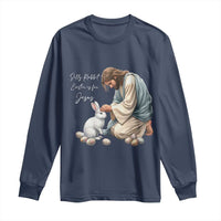 Silly Rabbit Easter Is For Jesus Long Sleeve Shirt Christian Easter Religious