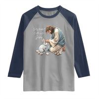 Silly Rabbit Easter Is For Jesus Raglan Shirt Christian Easter Religious