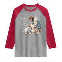 Silly Rabbit Easter Is For Jesus Raglan Shirt Christian Easter Religious