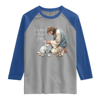 Silly Rabbit Easter Is For Jesus Raglan Shirt Christian Easter Religious