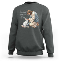 Silly Rabbit Easter Is For Jesus Sweatshirt Christian Easter Religious