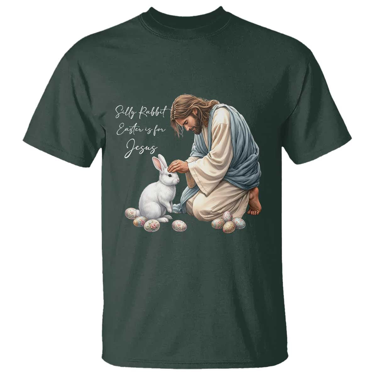 Silly Rabbit Easter Is For Jesus T Shirt Christian Easter Religious