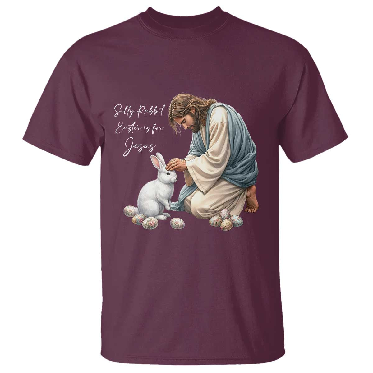 Silly Rabbit Easter Is For Jesus T Shirt Christian Easter Religious