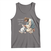 Silly Rabbit Easter Is For Jesus Tank Top Christian Easter Religious
