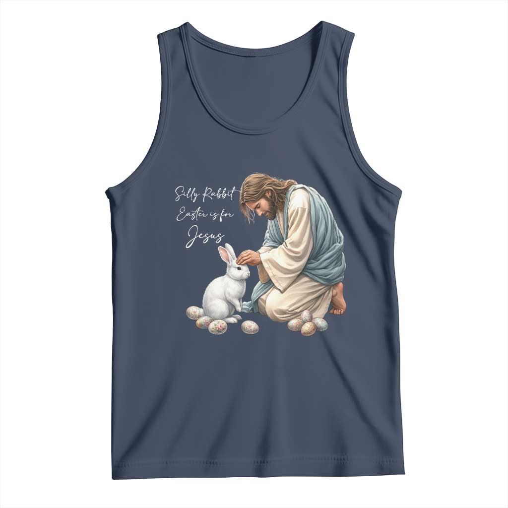 Silly Rabbit Easter Is For Jesus Tank Top Christian Easter Religious