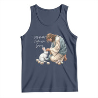 Silly Rabbit Easter Is For Jesus Tank Top Christian Easter Religious