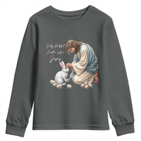 Silly Rabbit Easter Is For Jesus Youth Sweatshirt Christian Easter Religious
