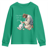Silly Rabbit Easter Is For Jesus Youth Sweatshirt Christian Easter Religious