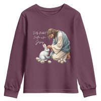 Silly Rabbit Easter Is For Jesus Youth Sweatshirt Christian Easter Religious