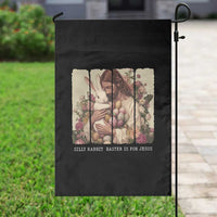 Silly Rabbit Easter Is For Jesus Garden Flag Christian Jeusus Floral Easter