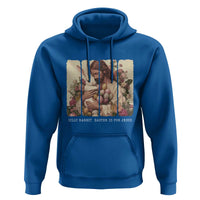 Silly Rabbit Easter Is For Jesus Hoodie Christian Jeusus Floral Easter