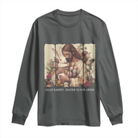 Silly Rabbit Easter Is For Jesus Long Sleeve Shirt Christian Jeusus Floral Easter