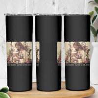 Silly Rabbit Easter Is For Jesus Skinny Tumbler Christian Jeusus Floral Easter