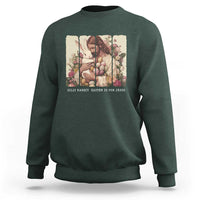 Silly Rabbit Easter Is For Jesus Sweatshirt Christian Jeusus Floral Easter