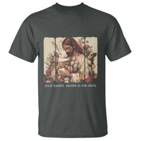 Silly Rabbit Easter Is For Jesus T Shirt Christian Jeusus Floral Easter