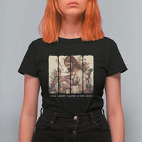 Silly Rabbit Easter Is For Jesus T Shirt For Women Christian Jeusus Floral Easter