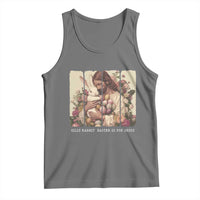 Silly Rabbit Easter Is For Jesus Tank Top Christian Jeusus Floral Easter