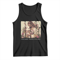 Silly Rabbit Easter Is For Jesus Tank Top Christian Jeusus Floral Easter