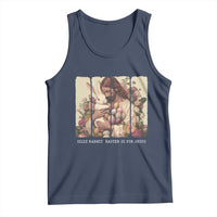 Silly Rabbit Easter Is For Jesus Tank Top Christian Jeusus Floral Easter