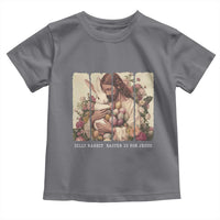Silly Rabbit Easter Is For Jesus Toddler T Shirt Christian Jeusus Floral Easter