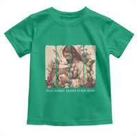 Silly Rabbit Easter Is For Jesus Toddler T Shirt Christian Jeusus Floral Easter