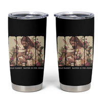 Silly Rabbit Easter Is For Jesus Tumbler Cup Christian Jeusus Floral Easter