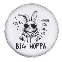 I Love It When You Call Me Big Hoppa Spare Tire Cover Funny Easter Bunny Kids