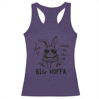 I Love It When You Call Me Big Hoppa Racerback Tank Top Funny Easter Bunny Kids