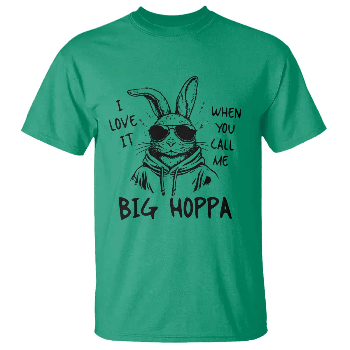I Love It When You Call Me Big Hoppa T Shirt Funny Easter Bunny Kids