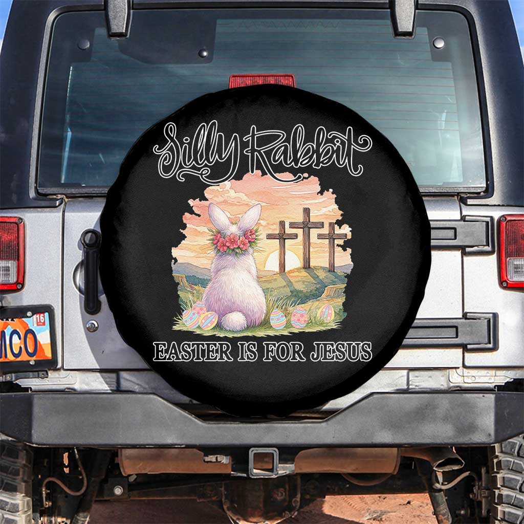 Silly Rabbit Easter Is For Jesus Spare Tire Cover Christian Easter