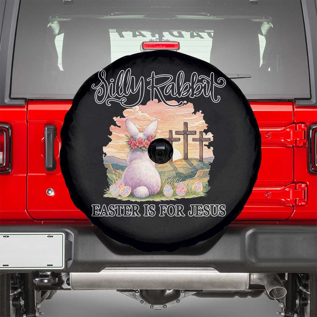 Silly Rabbit Easter Is For Jesus Spare Tire Cover Christian Easter