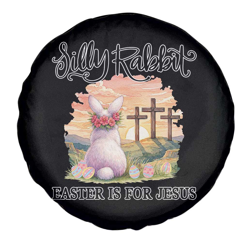 Silly Rabbit Easter Is For Jesus Spare Tire Cover Christian Easter