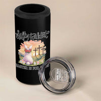 Silly Rabbit Easter Is For Jesus 4 in 1 Can Cooler Tumbler Christian Easter