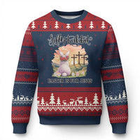 Silly Rabbit Easter Is For Jesus Ugly Christmas Sweater Christian Easter