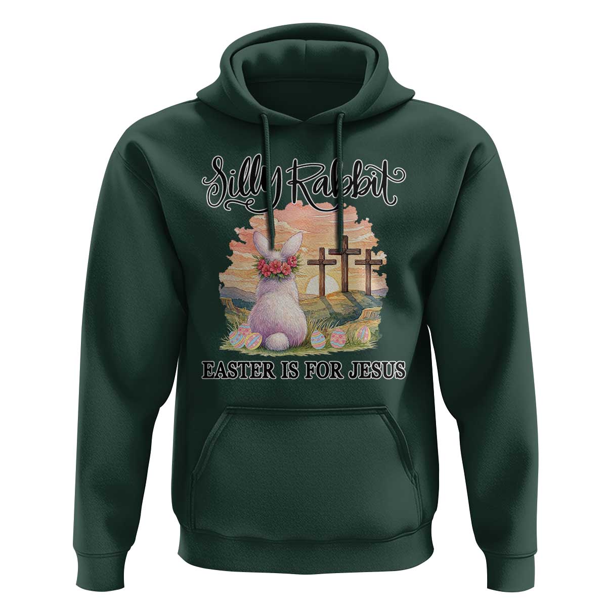 Silly Rabbit Easter Is For Jesus Hoodie Christian Easter