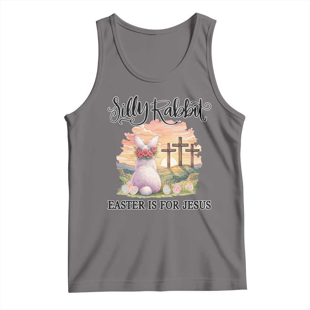 Silly Rabbit Easter Is For Jesus Tank Top Christian Easter