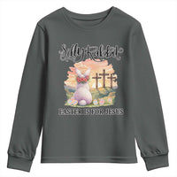 Silly Rabbit Easter Is For Jesus Youth Sweatshirt Christian Easter
