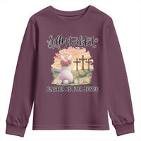 Silly Rabbit Easter Is For Jesus Youth Sweatshirt Christian Easter