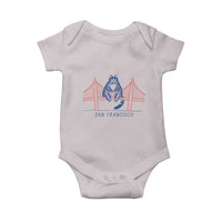 Funny Cat San Francisco Golden Gate Baby Onesie
