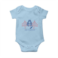 Funny Cat San Francisco Golden Gate Baby Onesie
