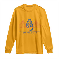 Funny Cat San Francisco Golden Gate Long Sleeve Shirt