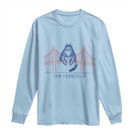 Funny Cat San Francisco Golden Gate Long Sleeve Shirt
