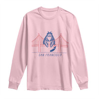 Funny Cat San Francisco Golden Gate Long Sleeve Shirt