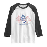Funny Cat San Francisco Golden Gate Raglan Shirt
