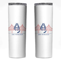 Funny Cat San Francisco Golden Gate Skinny Tumbler